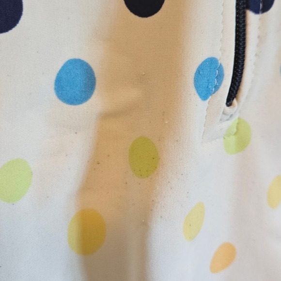 Primary Toddler Girl One Piece Swimuit Long Sleeve Polka Dot Cream Size 2T / 3T - Picture 5 of 5